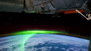 Stunning Aurora Borealis from Space in Ultra-High Definition (4K)