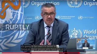 WHO Director General Tedros: "Some countries are using boosters to kill children".