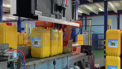 Robot palletizer for barrels #packaging#palletizer#robot#foryou