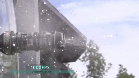 1000 FPS - Slow Motion Muzzle Brake Test