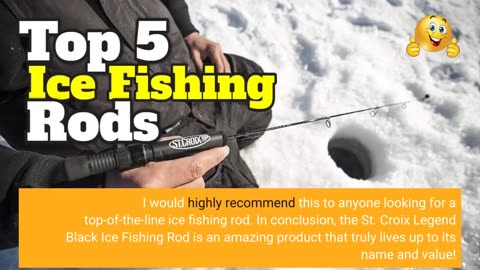 User Feedback: St. Croix Rods Legend Black Ice Fishing Rod