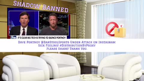 Dave Portnoy is being Shadow Banned on Instagram. Tucker Carlson Tonight