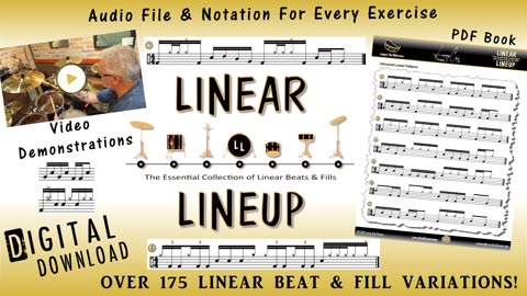 Linear drumming can enhance your playing!
