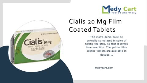 Cialis 20 Mg Film Coated Tablets in usa