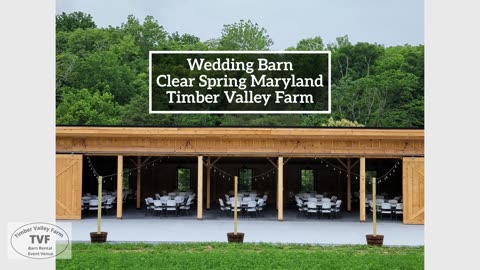 Barn Wedding Clear Spring Maryland