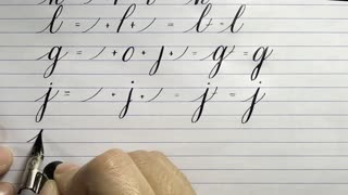 Calligraphy Tutorial Basics part 2/5 Strokes (continued)