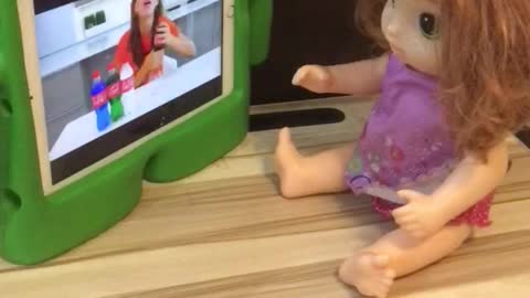 Baby alive watching vlad& niki in youtube 2021