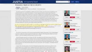 1986: MANUFACTURERS THREATENED TO STOP MAKING VACCINES UNLESS THE GOV'T GRANTED LIABILITY PROTECTION