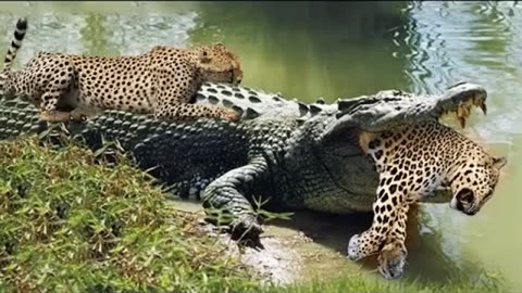 OH MY GOD. Jaguar Alone Rushed into Crocodile's Lair to Hunt and the Unexpected Ending Happened