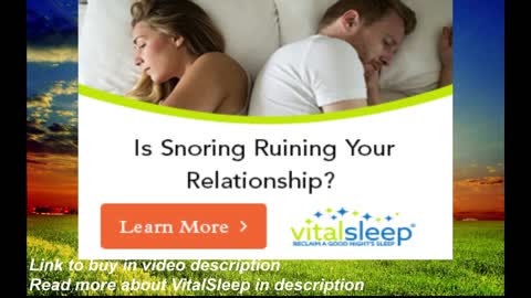 Do you snore or know someone that keep snoring every night? VitalSleep anti-snoring