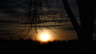 December Michigan Sunset