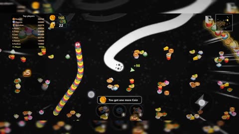 Snake.io - still in the same level for a better results. #gaming #games