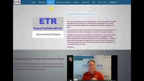 Introduction to enjoytheride.world website