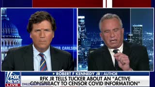 Tucker Carlson: Robert F Kennedy Announces Lawsuit To Sue The Censors