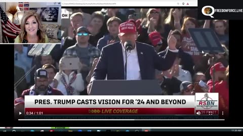 Mel Live 3/17/24~Trump Ohio Rally Clues