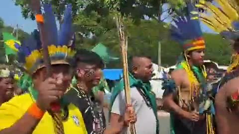 Indigeno contra election fraud in brasil