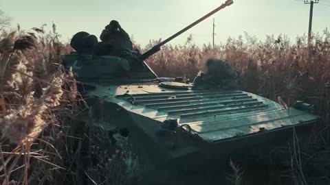 Belarusian Volunteers Fighting For Ukraine Restore Captured Russian Infantry Fighting Vehicle