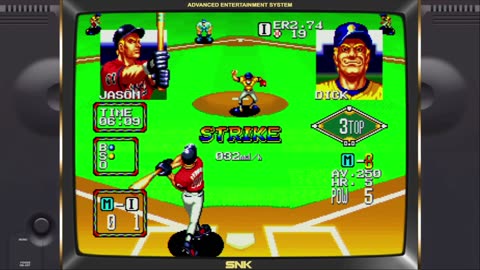 MyRetrozz Playz - Baseball Stars 2 on MyRetrozz NEO GEO Mini