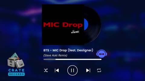 BTS - MIC Drop (feat. Desiigner) (Steve Aoki Remix) | Crate Records