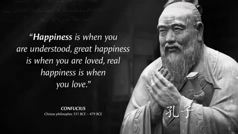 Confucius's Quotes which are better known in youth to not to Regret in Old Age