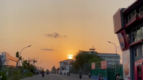 Maldives sunset