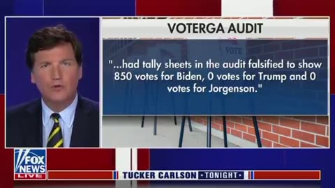 Flashback: there was voter fraud in Georgia during the 2020 count, Tucker.