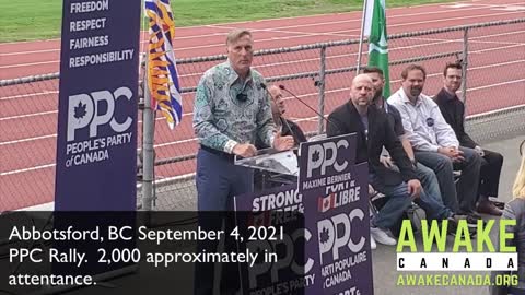 PPC Campaign - Abbotsford, BC Rally September 4, 2021