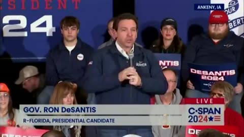 DeSantis is hitting Trump today