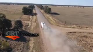 GRT Dust solutions - Before After Drone shot