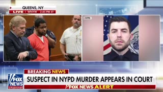 Suspect in NYPD murder appears in court