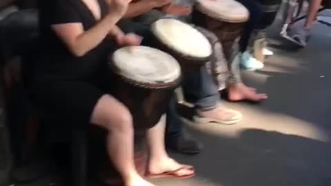 African drums sound authentically beautiful,