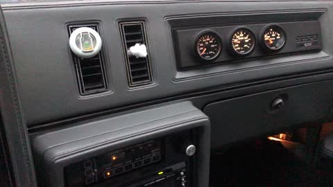 Turbo Buick Grand National interior with my DIY GNX style dash.