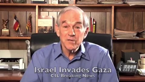 When Israel invaded Gaza in January 2009, Ron Paul said...