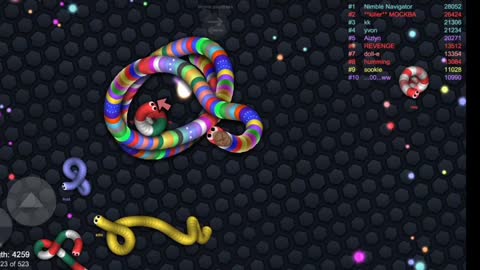 Slither.io game play