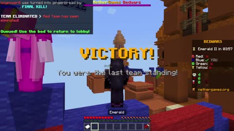 Minecraft Bedwars Challenge. Play UntiI Victory