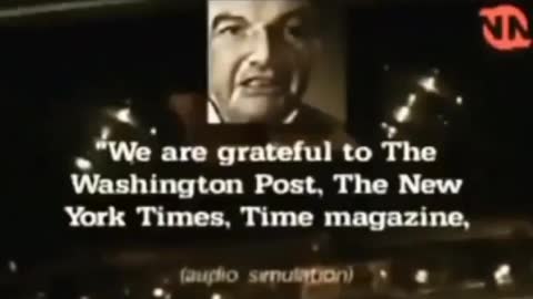 Rockefeller’s 1991 leaked speech will give you the chills. Take a listen and watch carefully