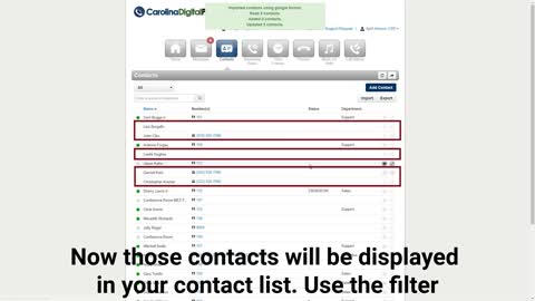 Export Contacts to Share with Other Users