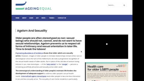 Ageism and Sexuality