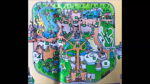 💥 WDW Magic Kingdom Maps Over the Years Part 2