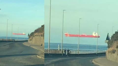 Splashy, the recording of a tanker floating in the air of the British sea