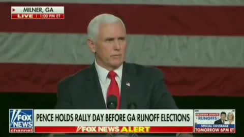 VP Pence: "I Promise You, We Will Have Our Day In Congress"