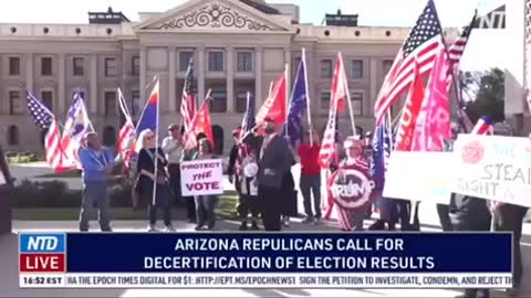 Arizona Republicans call for decertification of election results