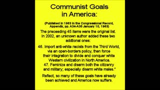 The 45 Communist Goals in America