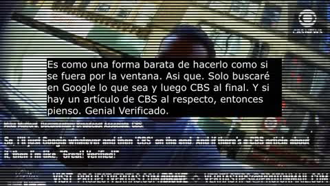 PV exhibe fraude de verificadores de hechos CBS