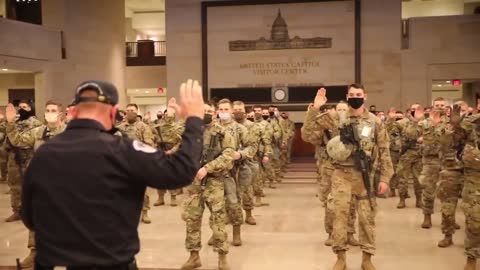 Military sworn in as "United States Capitol police special officers" through 24 Jan 21