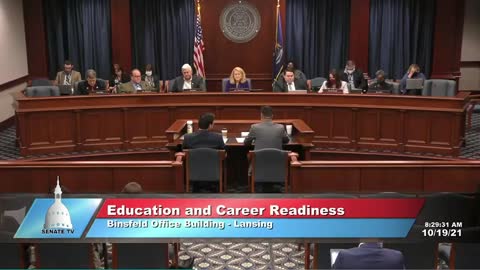 Michigan Senator Dayna Polehanki Lies in front of Senate Committee