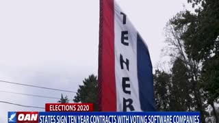 States sign 10 year contracts with voting software companies