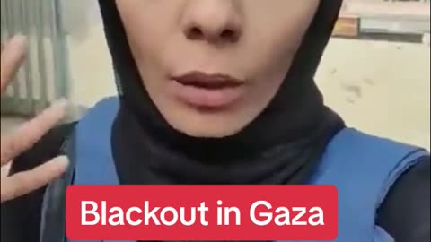 Palestinian journalist explains how there is total blackout in Gaza
