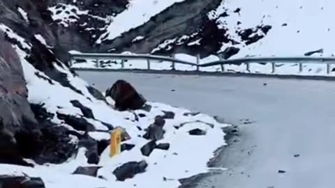 Gilgit Snowfall View