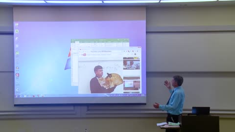 Math Professor Fixes Projector Screen // April Fools Prank